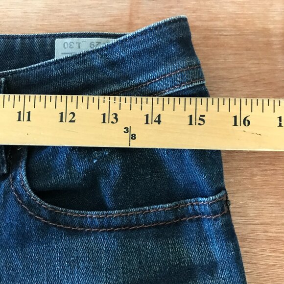 Diesel Buster Regular Slim Tapered Jeans Men 29x30 Blue Mid Rise Button Fly - Picture 10 of 14